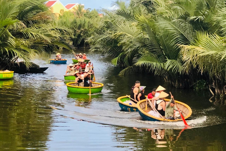 Hoi An: passeio de barco em Cam Thanh com cesta de bambu