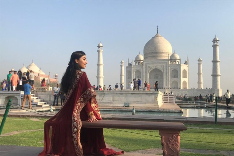 Desde Jaipur: Excursión privada de 4 días a Jaipur y Agra con final en DelhiCoche Sedán Privado