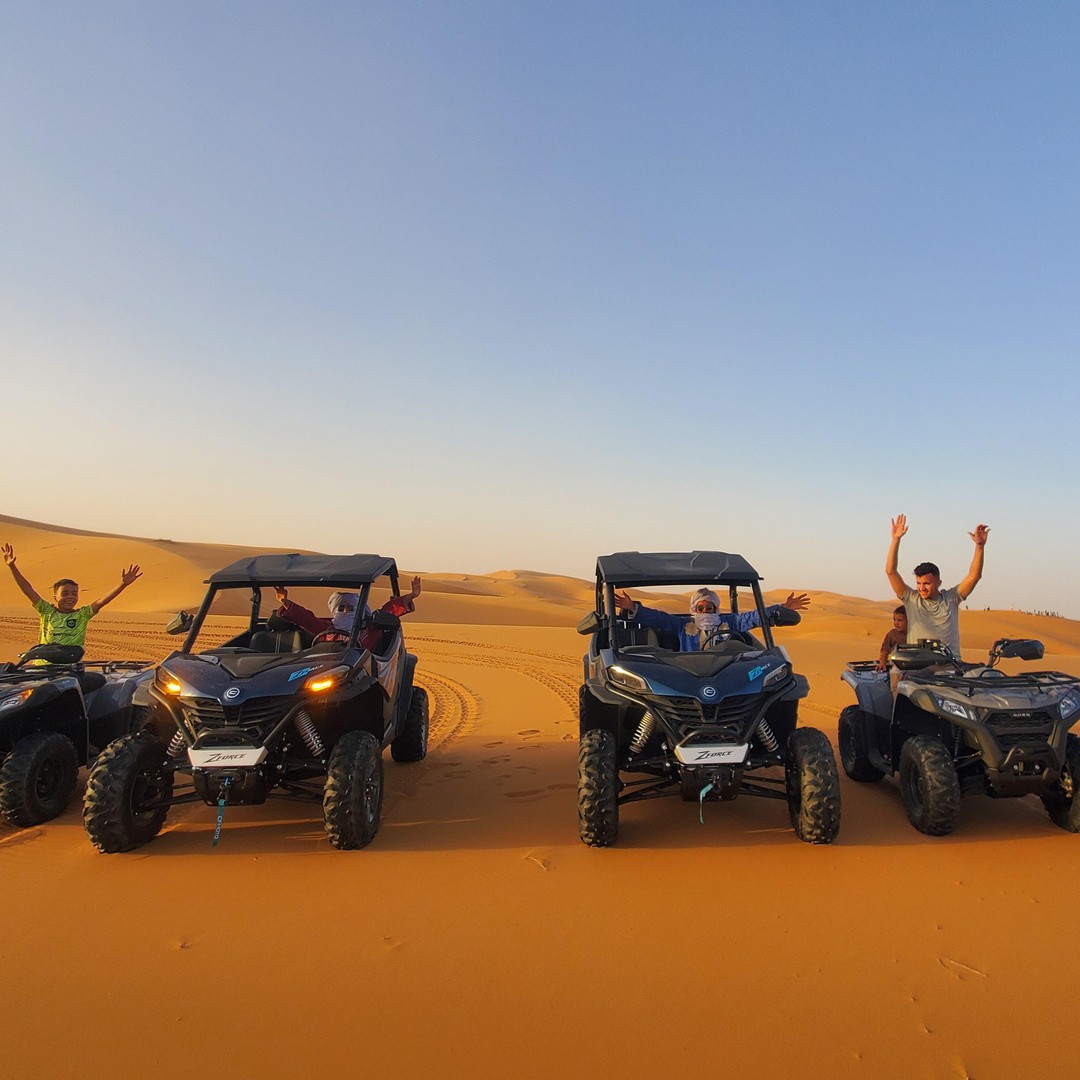 Merzouga : désert d'Erg Chebbi en buggy avec prise en charge