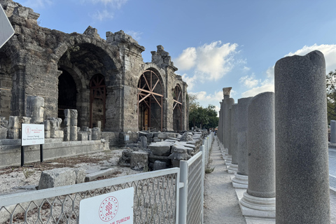 Antalya: Perge & City of Side, Aspendos, Waterfall and Lunch Perge, Side, Aspendos, Waterfall Tour with Entrance