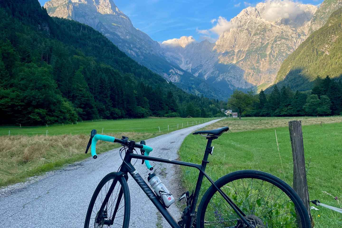 Soča valley: Guided Cycling Tour with Snacks and Support