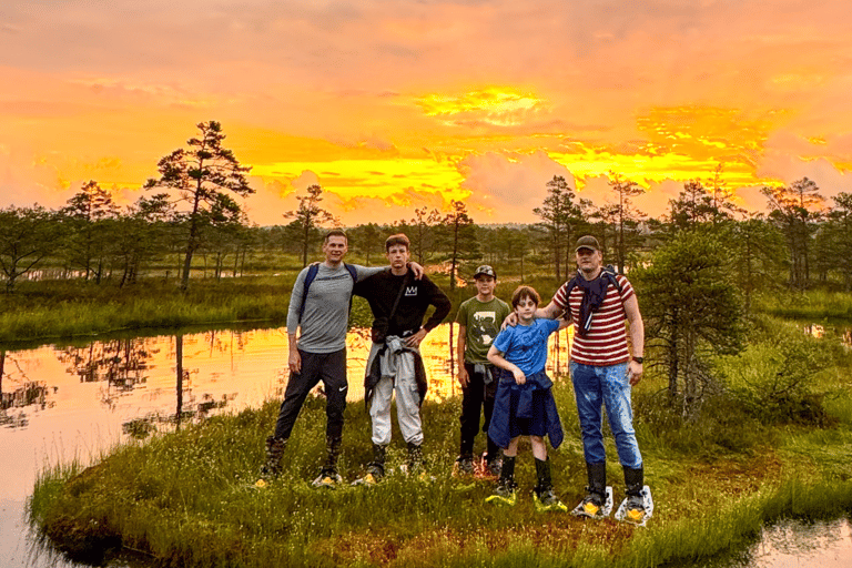 From Riga: Bog-Shoe Hiking Tour at Cenas or Ķemeri Bog