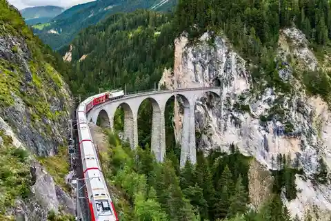 Bernina- og Albula-røde tog