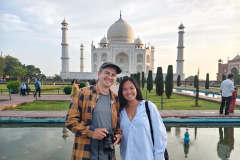 From Delhi: Taj Mahal Sunrise Tour with Elephant SOS Center