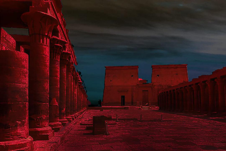 Geluids- en lichtshow Philae Tempel in Aswan