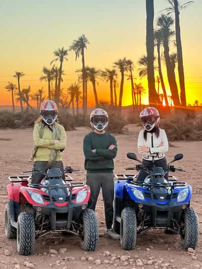 Marrakech : Excursion en quad dans la palmeraie et le désert de Jbilat - quad