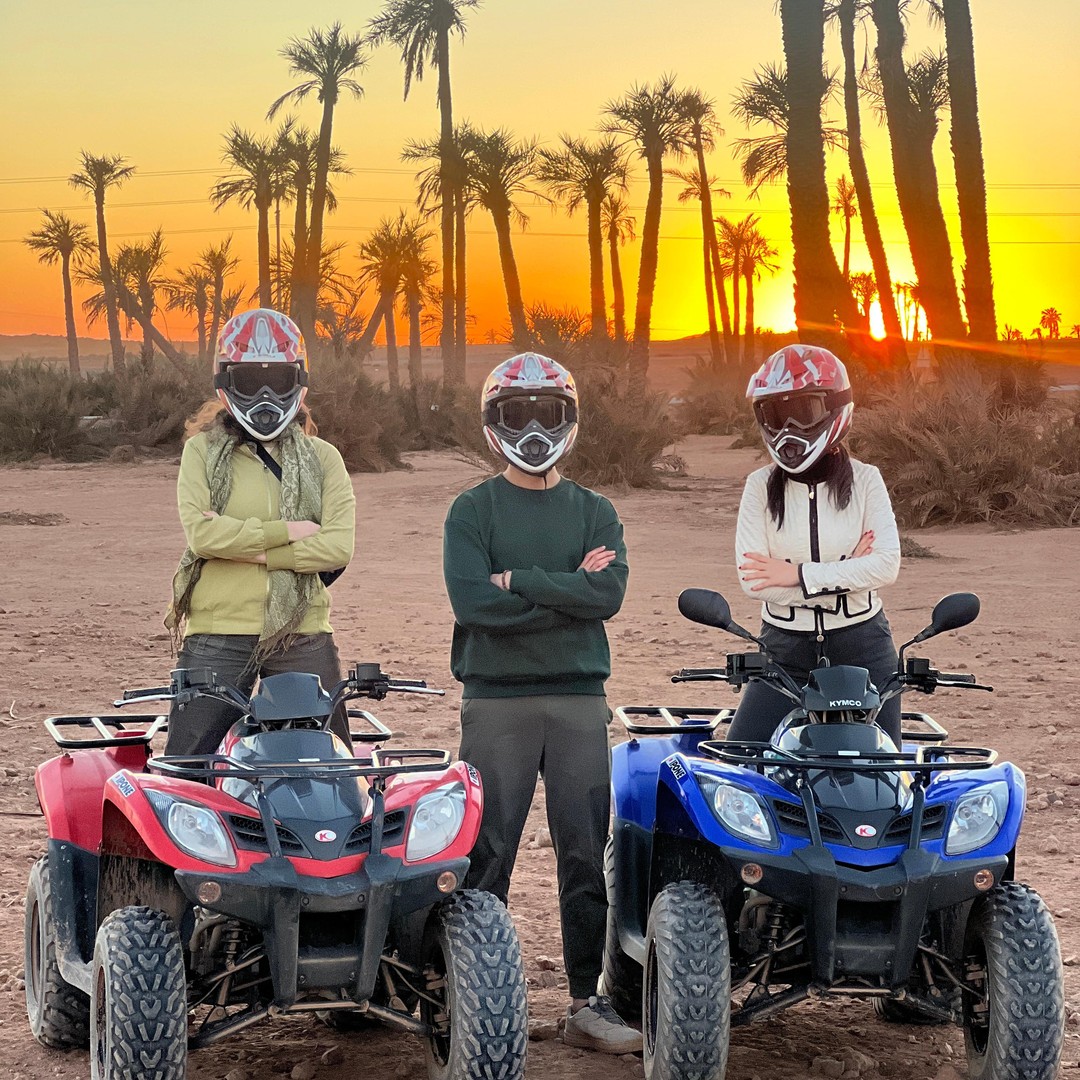 Marrakech : Excursion en quad dans la palmeraie et le désert de Jbilat - quad