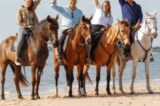 Beach Horseback Riding in GROUP + Photo Report - PDT