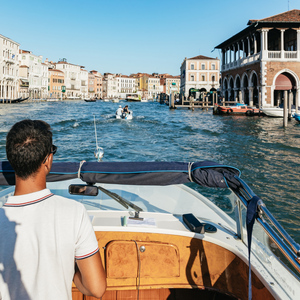 Venice: Shared Water Taxi Transfer to Marco Polo Airport