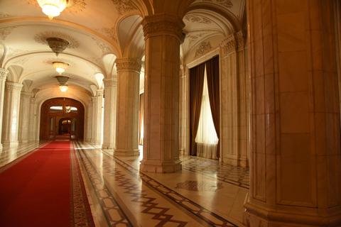 Bucharest: Parliament Tour in English, German or Spanish Spanish/English Private Guided Tour & Entry – 1 or 2 People
