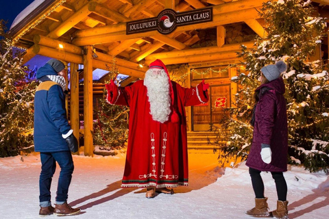 Rovaniemi: Santa Claus Village + Husky & Reindeer Sled Ride