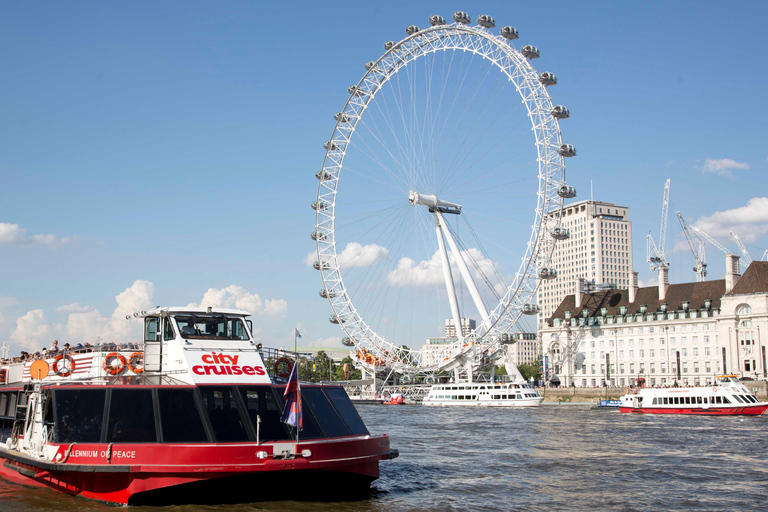 Londres : Tour de Londres, bus à arrêts à arrêts multiples et croisière fluviale24 heures de bus à arrêts multiples, tour de Londres et croisière sur la rivière