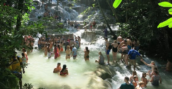 From Montego Bay: Dunns River Waterfall Hike
