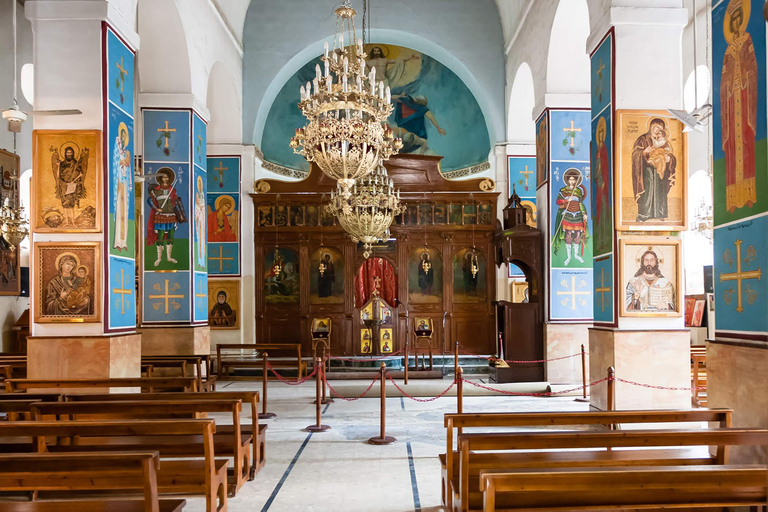 Från Amman: Döda havet och Mont Nebo och kyrkan St George