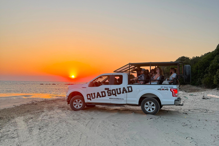 Durres Hidden Beach Escape by Jeep