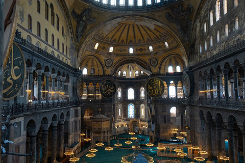 Istanbul: tour della Moschea Blu, della Basilica di Santa Sofia e della Basilica CisternaIstanbul: tour della Moschea Blu, di Santa Sofia e della Basilica Cisterna