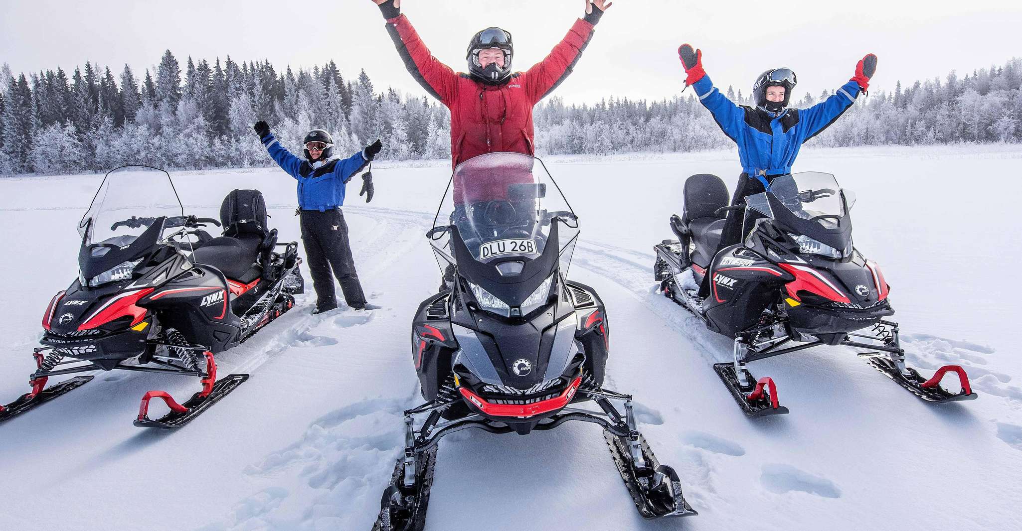 Luleå , Snowmobile - Wald und Eis Natur Tour 2h - Hizvo