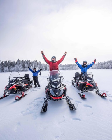Visit Luleå  Snowmobile - Forest and Ice Nature Tour 2h in Lulea
