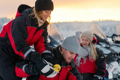 Isfiske i Rovaniemi