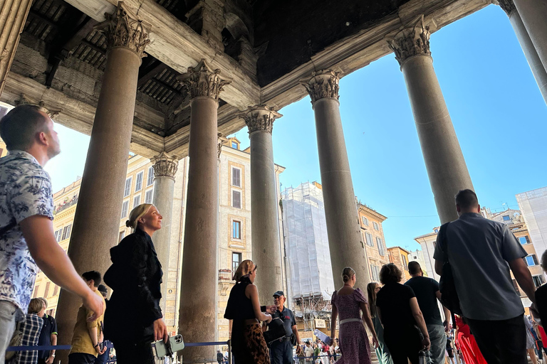 Rome: Pantheon Small Group Tour with Skip-The-Line Entry Private Pantheon Guided Tour in French