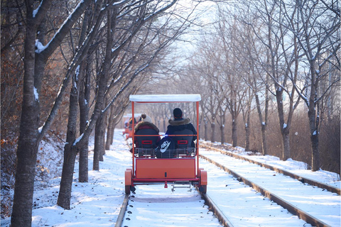 Seoul: Strawberry Picking & Eobi Ice Valley & Nami Island 5. Strawberry Picking & Eobi Ice Valley & Snow Sledding