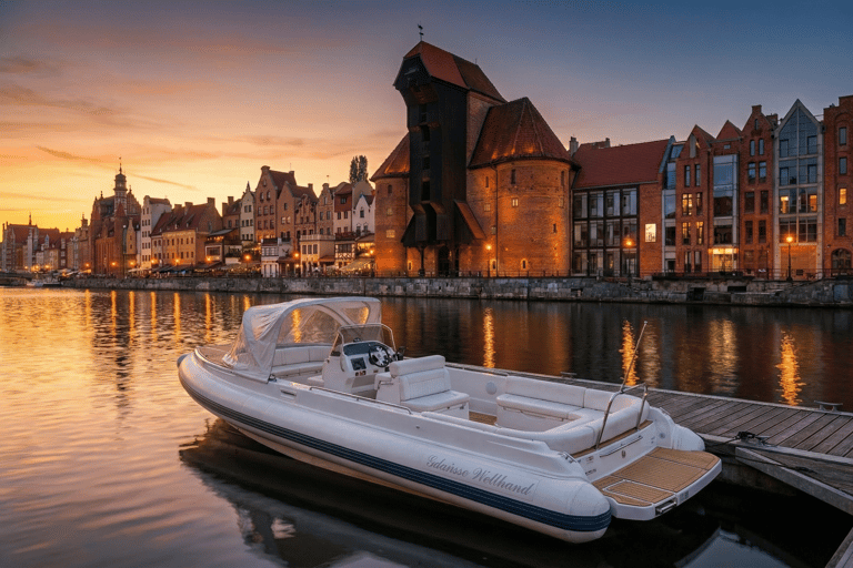 Gdańsk: Water Limousine Cruise with Skipper Gdańsk: Water Limousine 2 hour Cruise with Skipper