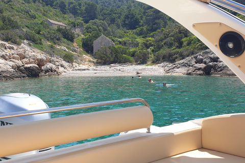 Hvar:Blue & Grenn Cave and Vis Island Private Speedboat Tour
