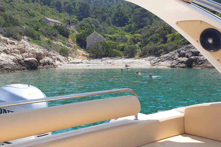 Hvar:Blue & Grenn Cave and Vis Island Private Speedboat Tour