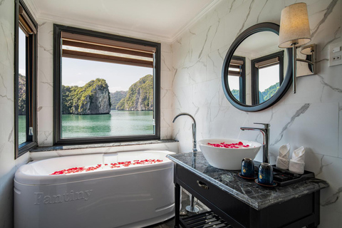 Hanoi: 2-dniowy rejs po zatoce Halong-Lan Ha BEST SELLER 5* z balkonem