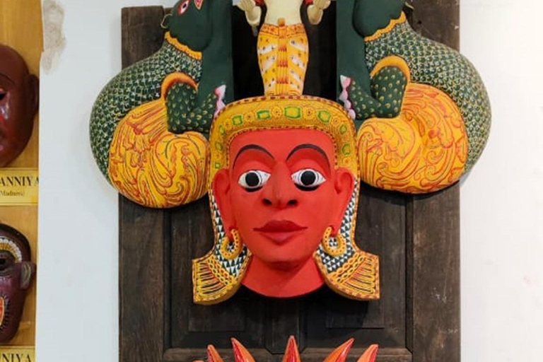 Galle: Colombo Airport Transfer with Ambalangoda Mask Museum