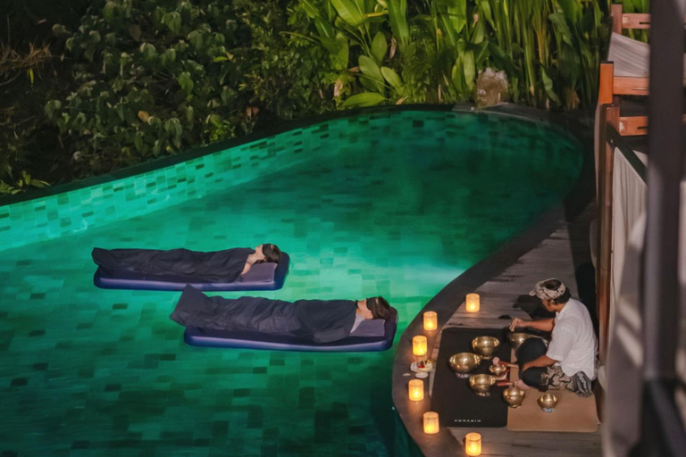 Ubud: Floating Sunset Sound Bath & Sound Healing Experience 60 Minutes Sound Healing Journey (Couple)