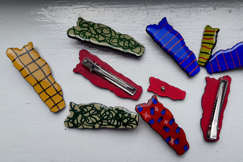 Cass Art Liverpool: Paint Your Own Hair Clips Workshop Paint Your Own Hair Clips Workshop
