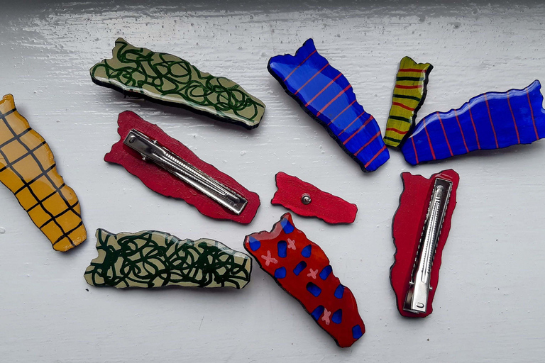 Cass Art Liverpool: Paint Your Own Hair Clips Workshop Paint Your Own Hair Clips Workshop