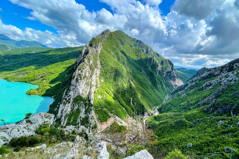 From Tirana: Hike on Gamti Mt &amp; Bovilla Lake on Land Rover