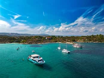 Ormos Panagias: Blue Lagoon Cruise to Ammouliani Island
