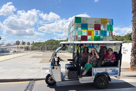Málaga: Private Tuk Tuk Sightseeing Tour of the City and Gibralfaro
