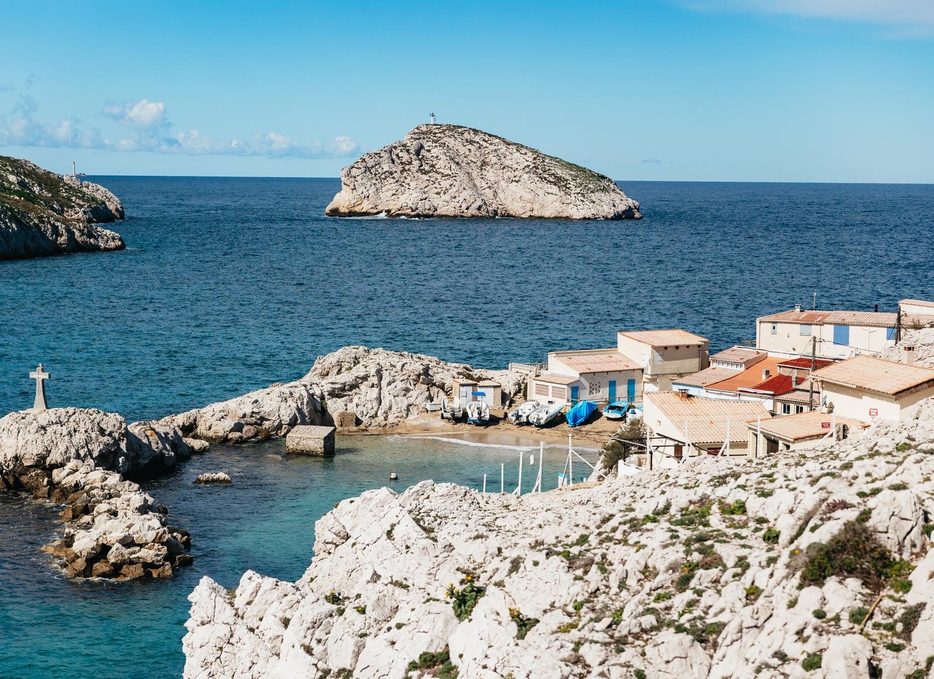 Fra Marseille: Guidet tur på elcykel til Calanque de Sormiou