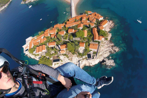 Parapente Monténégro : Excursion aérienne à Sveti Stefan