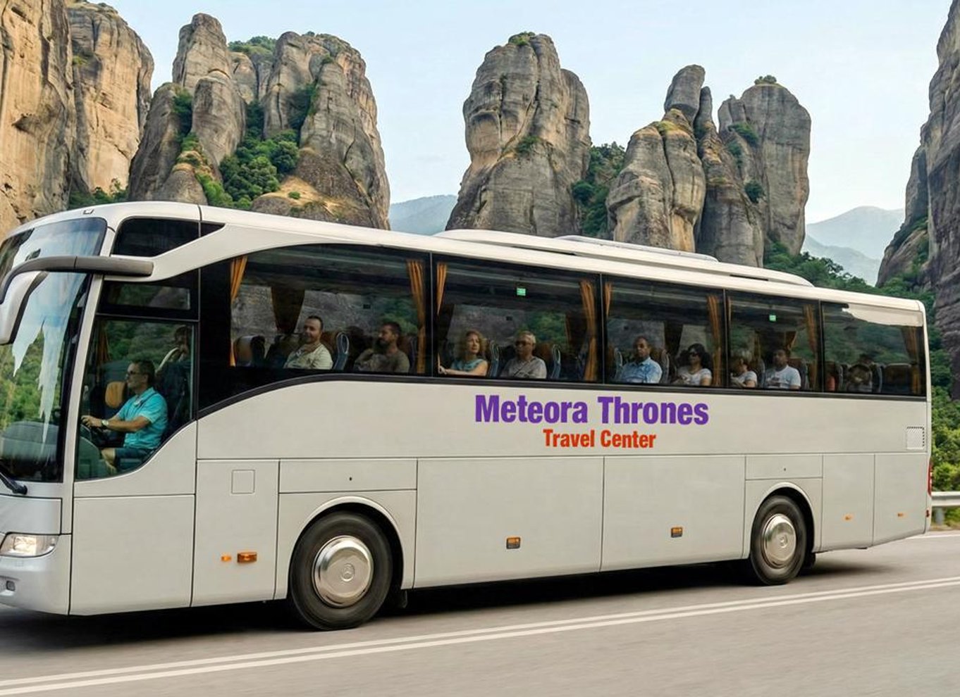 Athen: Dagsudflugt til Meteora-klostrene med huler og frokost