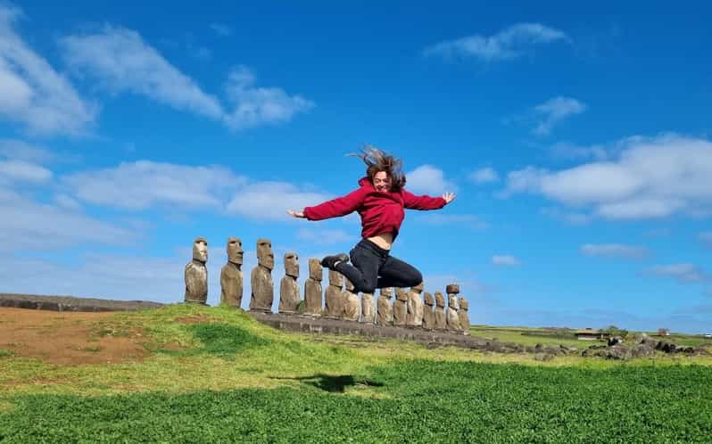 Excursão Rapa Nui: Orongo, Vinapu e Vulcão Rano Kau