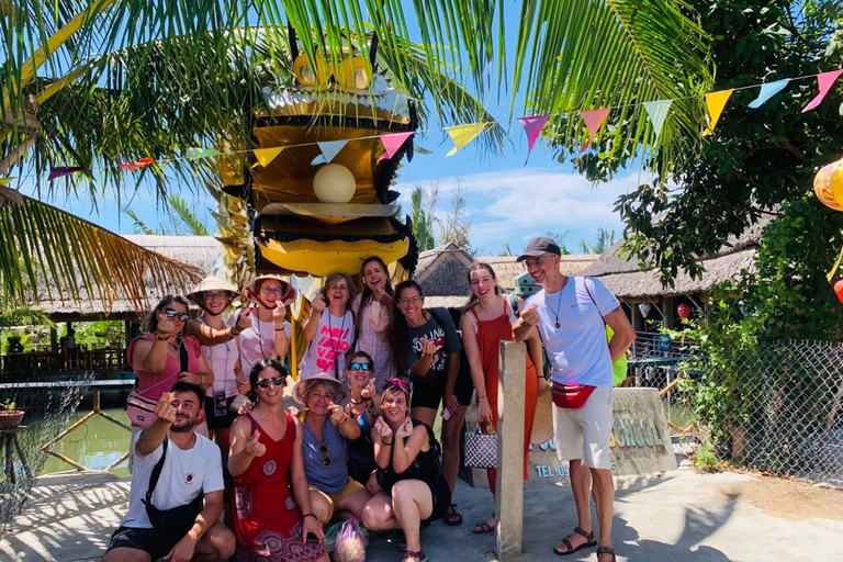 From Hoi An: Market Tour, Basket Boat Ride and Cooking Class