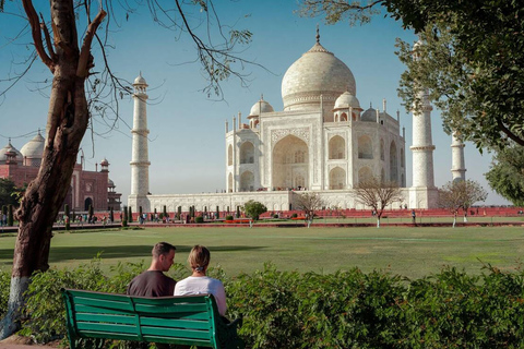 Van Jaipur: privé begeleide dagtrip naar Taj Mahal en Agra Fort