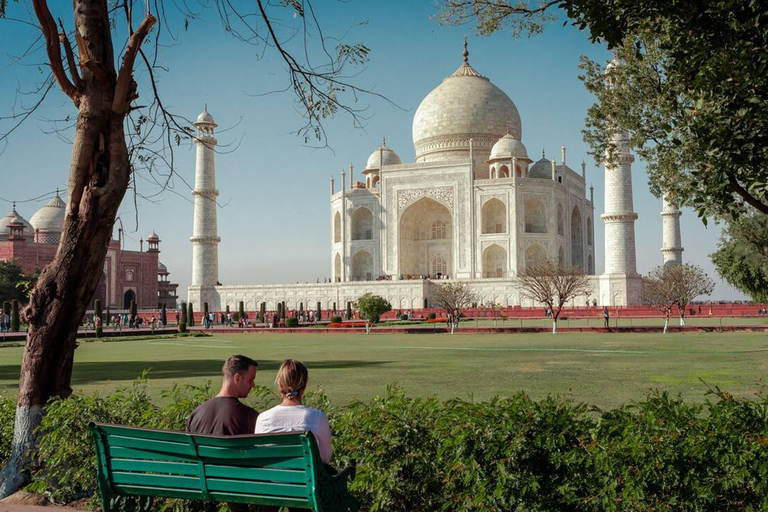 De Jaipur: Viagem de 1 dia com guia particular para o Taj Mahal e o Forte de AgraDe Jaipur: viagem de um dia guiada privada ao Taj Mahal e ao Forte de Agra