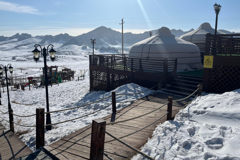 Terelj: Premium Mongolian Ger (Yurt) Overnight Experience Chinggis Khaan Statue + Ger