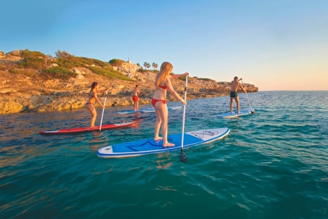 Alicante: Zatoka do nurkowania z rurką podczas wycieczki rowerem elektrycznym i surfowania na wiosłowaniuAlicante: Wycieczka e-rowerem Beach Cove i Paddel Surf Activity