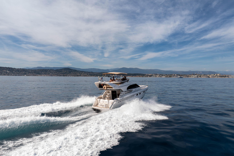 Juan-les-Pins: Boat rental to the Lérins Islands with a skipper Full day – 8 hours