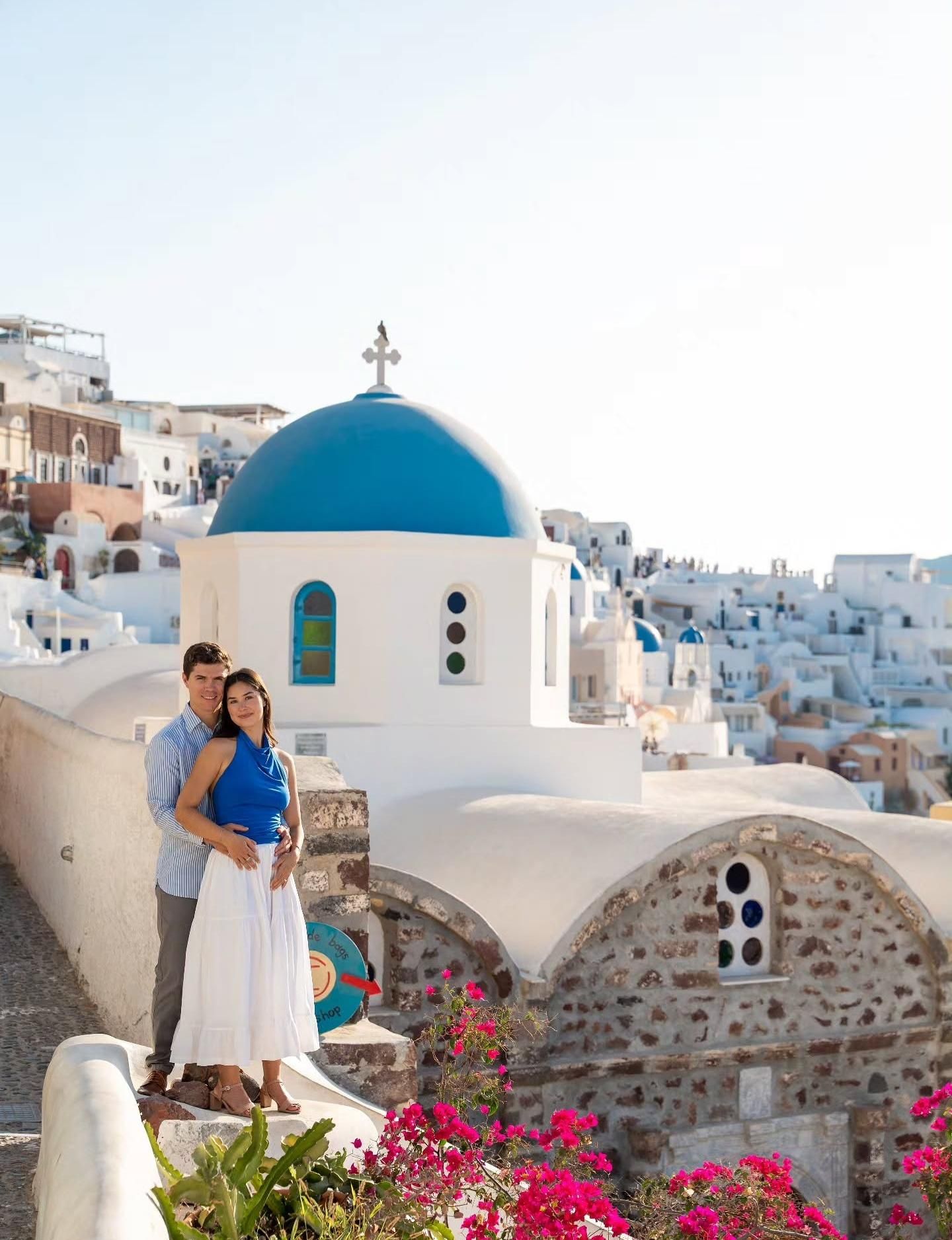 Santorin: Privates Fotoshooting im Dorf Oia