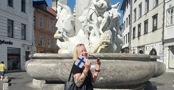 LJUBLJANA: Walking tour in Finnish with a local guide