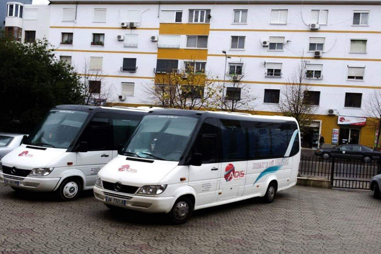 Tirana: Bus Transfer from/to Durres and Tirana Airport Single from Tirana Airport to Durres