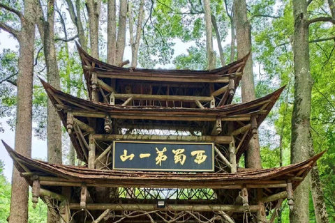 Chengdu: Qingcheng Mountain Entry Ticket (Front and Back) Chengdu: Tickets for the front section of Mount Qingcheng